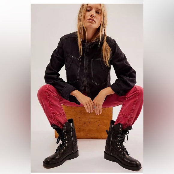We The Free Jesse Lace Up Boots Size 37 Euro or US 6 NEW